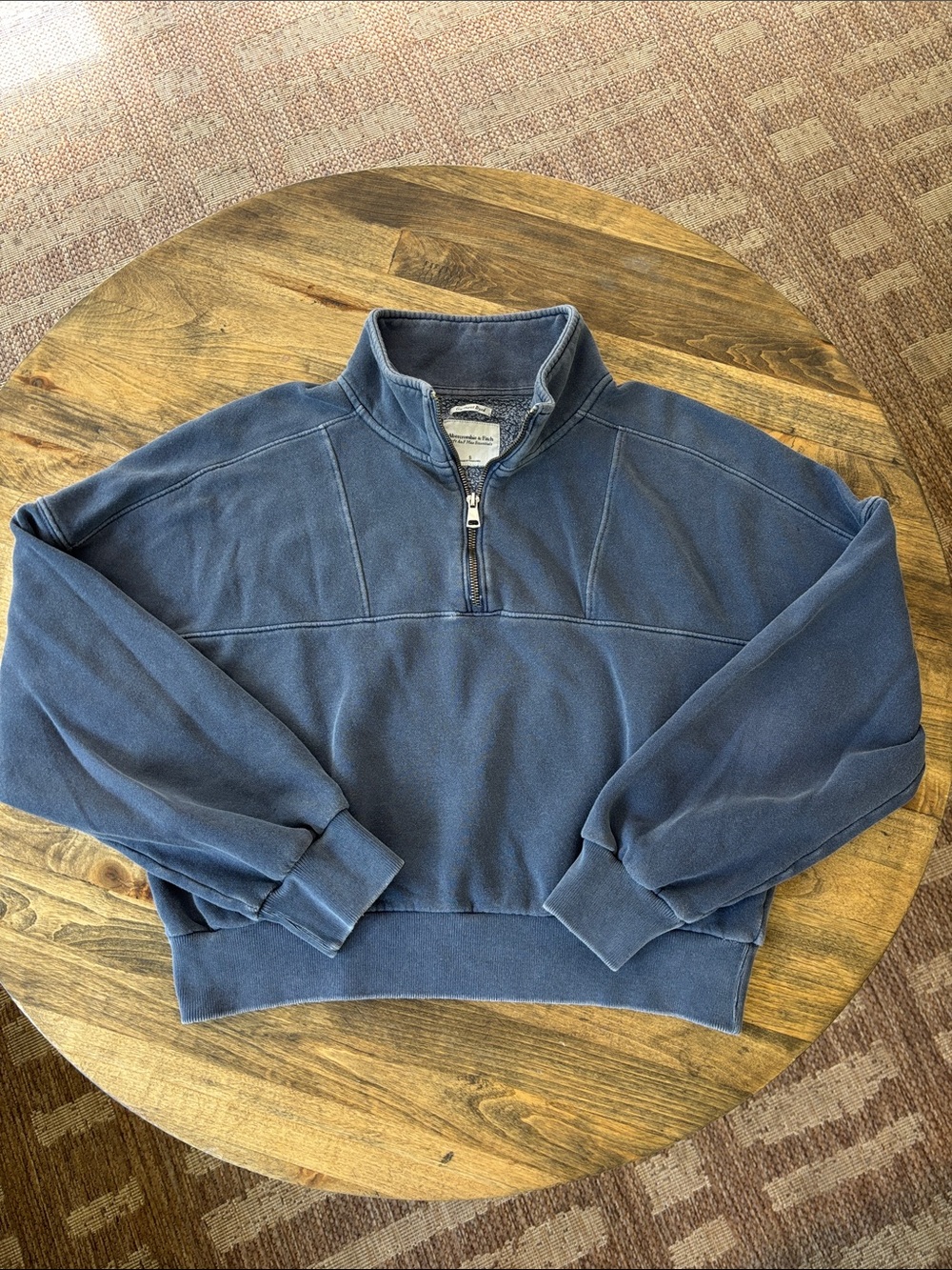 Abercrombie & Fitch Semi Cropped Lived in Look Sweatshirt